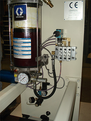 Auto Lube System Remoist Pattern Gluer